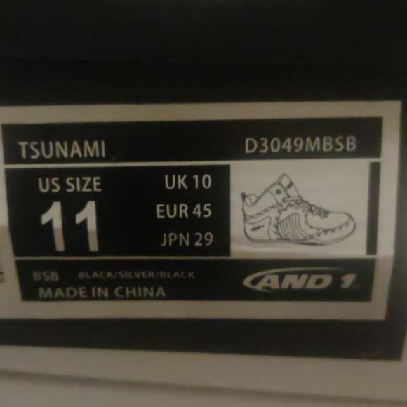 AND 1 TSUNAMI ATLETICS SHOES MEN\'S main image 5